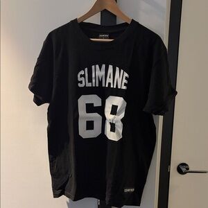 Les (Art)ists Black Graphic 'Slimane 68' Tee